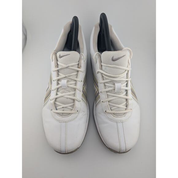 Nike Delight Women's Size 8.5 Golf Shoes White Grey Sneakers 549583-100 - Picture 3 of 10